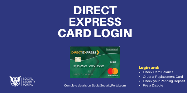Direct Express Card Login Social Security Portal