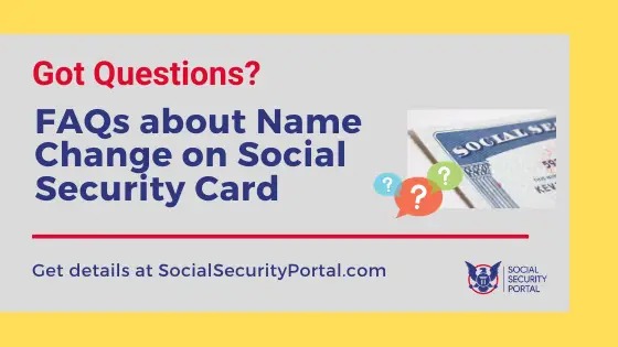 Name Change On Social Security Card - Social Security Portal